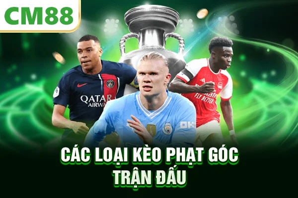 Các loại kèo phạt góc trận đấu